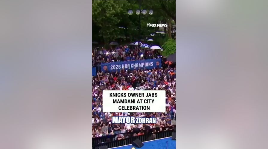 Knicks owner jabs Mamdani at city celebration