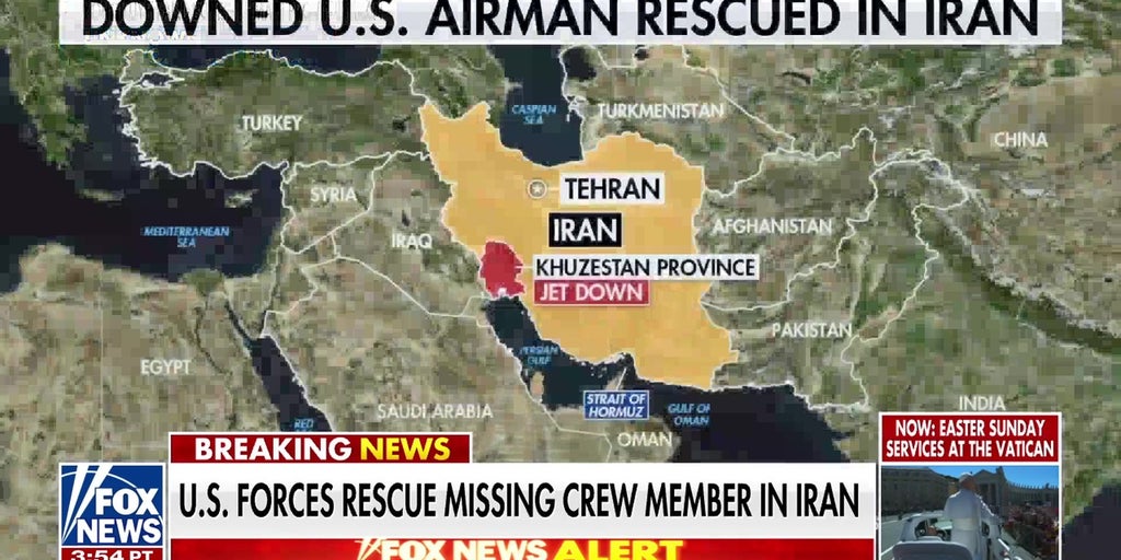 US airman rescued by special forces