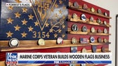 Marine Corps veteran builds wooden flags business