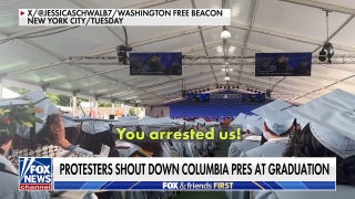 Columbia student calls out 'disrespectful' protesters for disrupting graduation