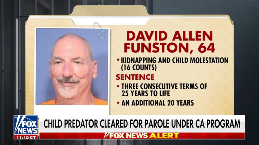 Child predator cleared for parole in California, sparks outrage from sheriff and victims