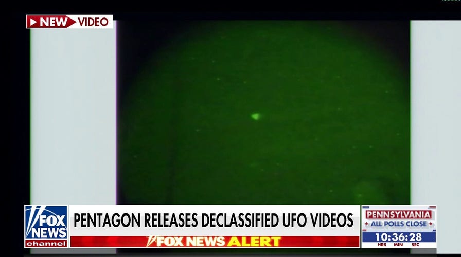 Pentagon releases declassified UFO footage
