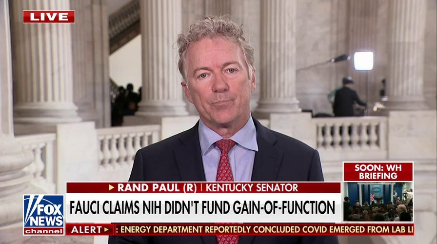 Rand Paul reveals ‘smoking gun’ that ‘ties’ Fauci to research that may have led to COVID outbreak