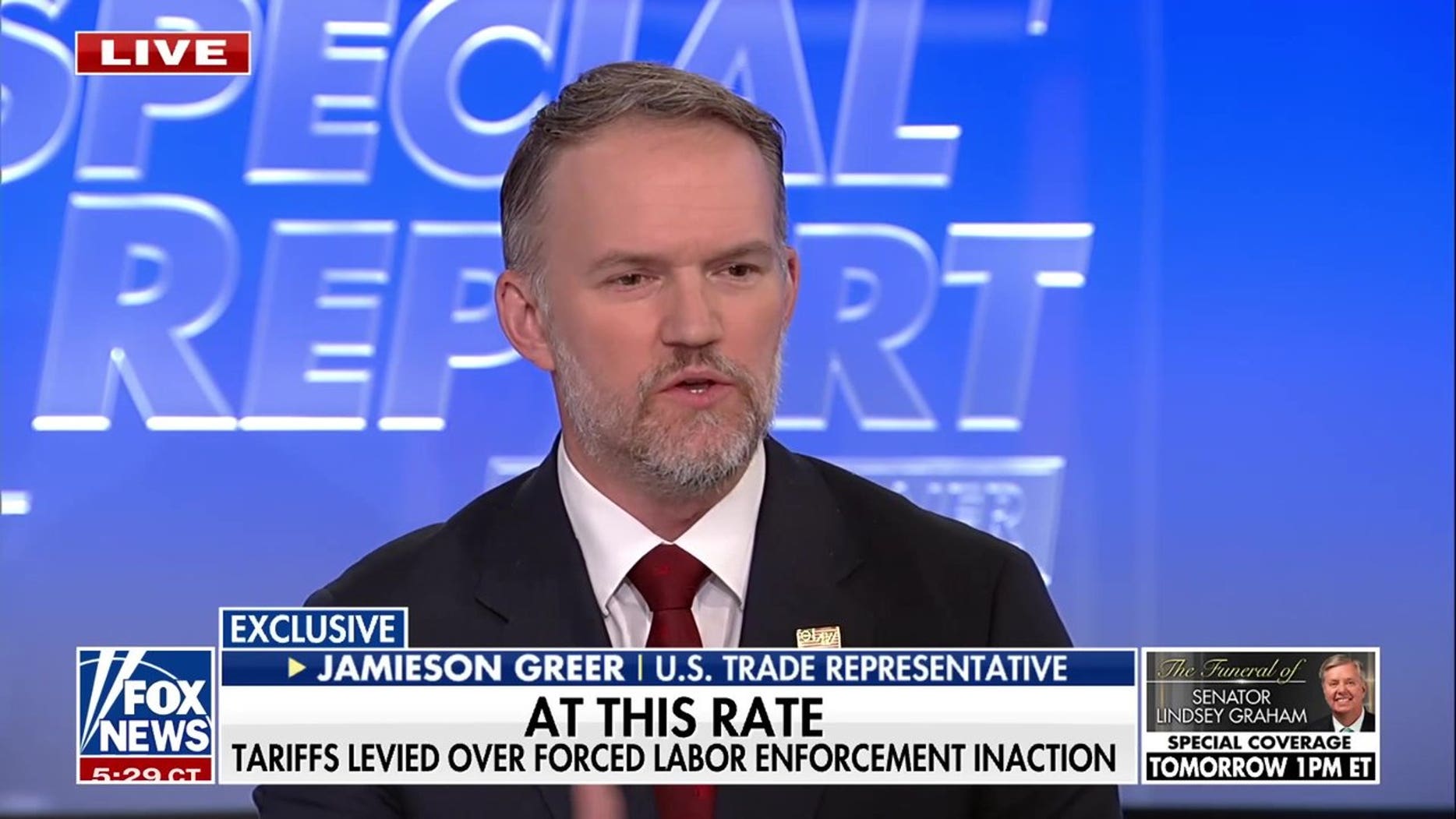 The US is the only country in the world who enforces this law: US trade representative