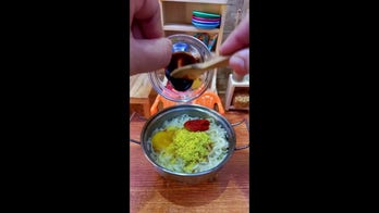 World's smallest meal? Chef cooks noodle dish using miniature equipment
