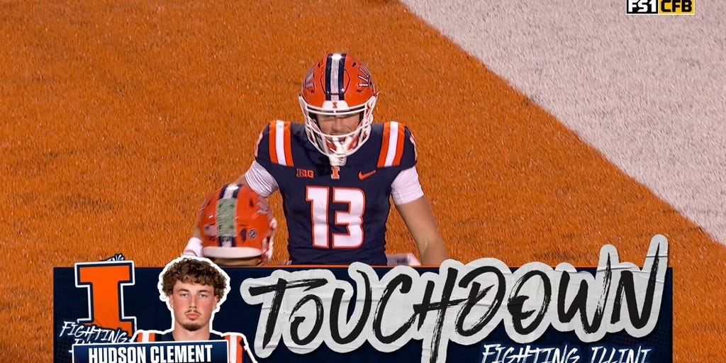 Luke Altmyer finds Hudson Clement for 23-yard TD, extending Illinois' lead over Maryland