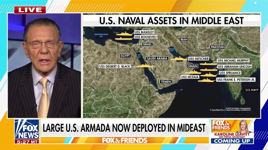 A second carrier group is 'absolutely' needed in Middle East: Gen. Jack Keane