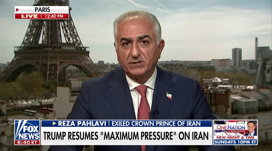 Iranian regime will 'never commit to peace,' exiled crown prince warns