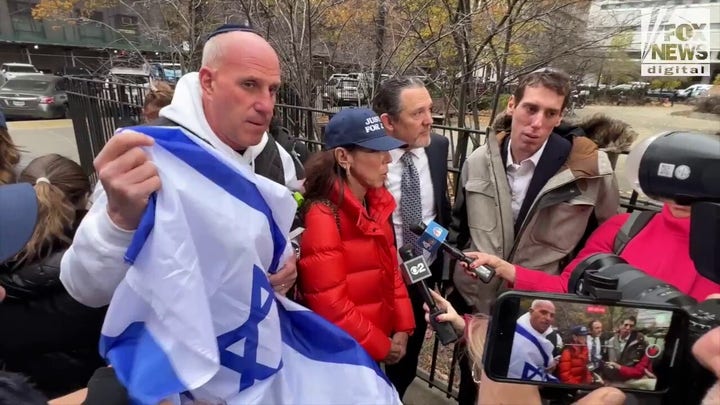 Barry Borgen addresses the media following the sentencing of Mahmoud Musa 