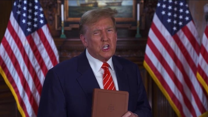 Former President Donald Trump selling 'God Bless the USA' Bibles