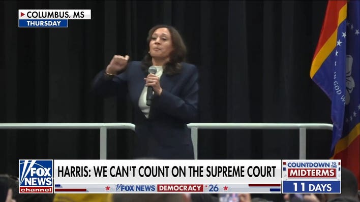 Kamala Harris: We can’t count on the Supreme Court