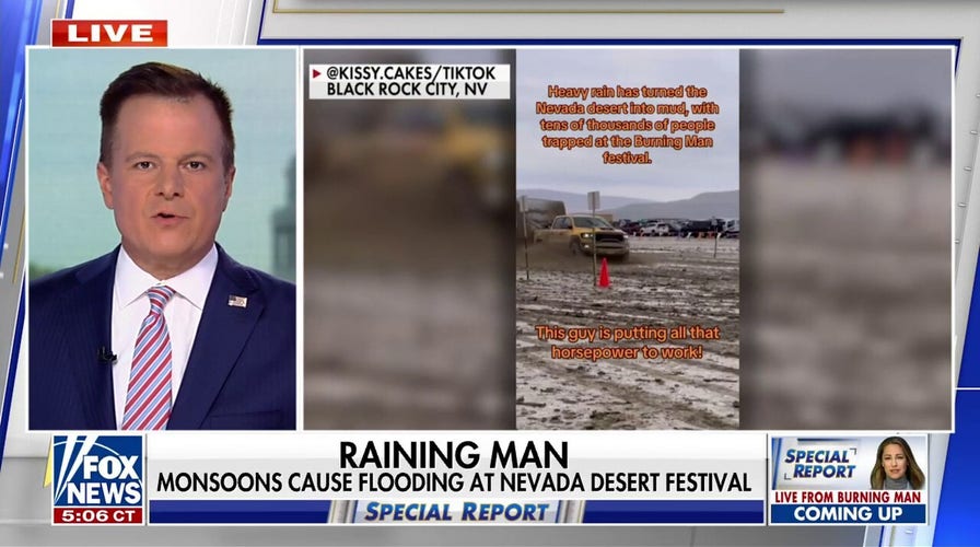  Burning Man met with flooding