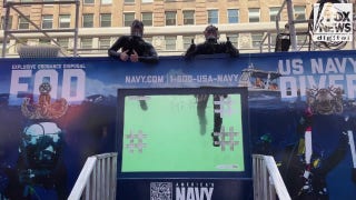 US Navy divers swim in Times Square for Fleet Week 2024: See it - Fox News