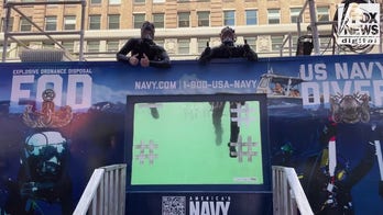 US Navy divers swim in Times Square for Fleet Week 2024: See it