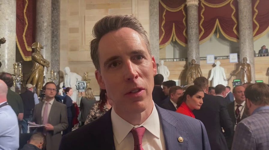 Sen. Hawley responds to Biden's comments on China during State of the Union address (Credit: Tyler Olson)