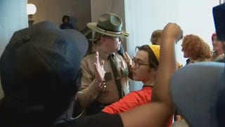 Chaos erupts in the Tennessee State Capitol as crowds yell at troopers in protest of gun violence - Fox News