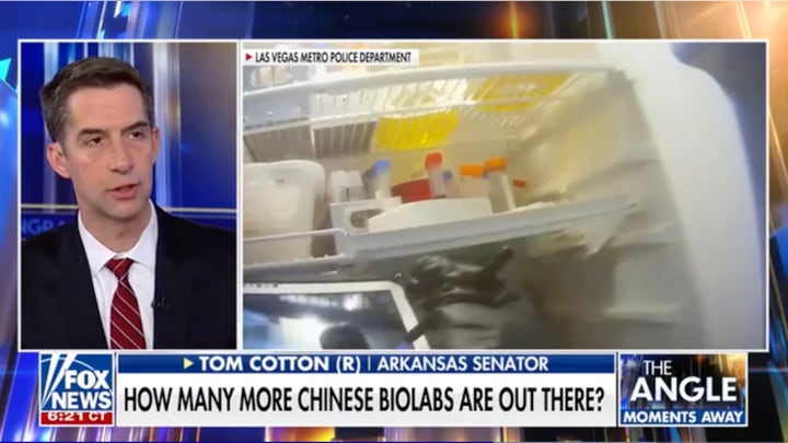 Sen Tom Cotton warns of China's bio-threat after discovery of secret Las Vegas biolab