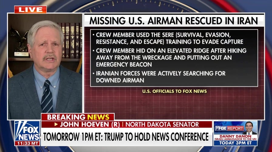  GOP legislator  praises rescue of airman successful  Iran