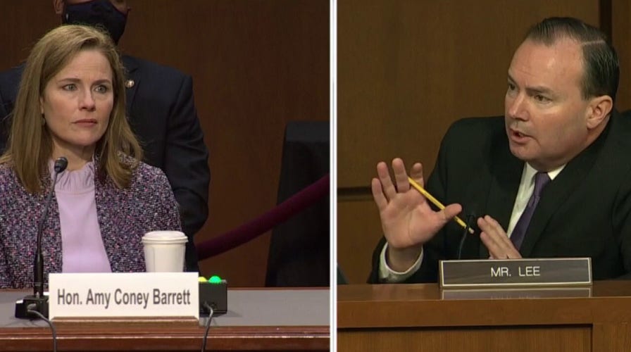 Sen. Lee: Barrett 'puts aside her personal convictions' when deciding a case