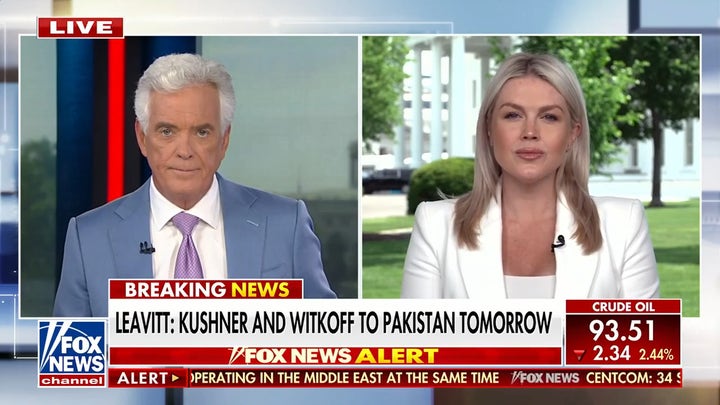 Karoline Leavitt confirms Kushner, Witkoff to attend talks in Pakistan