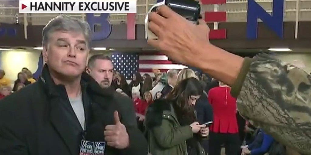 Sean Hannity attends Joe Biden rally in New Hampshire | Fox News Video