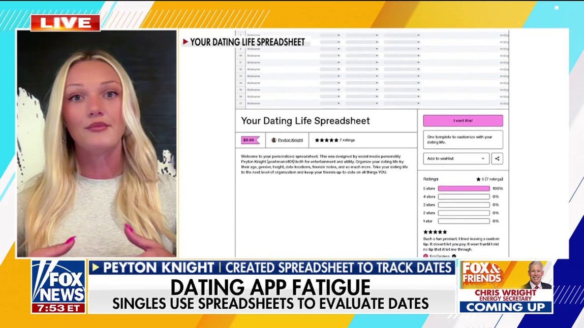 Viral dating spreadsheet helps singles navigate modern app burnout