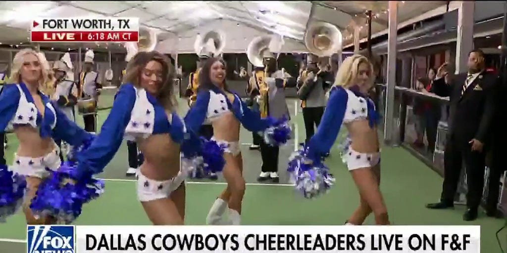 Dallas Cowboys Cheerleaders perform live on 'Fox & Friends'