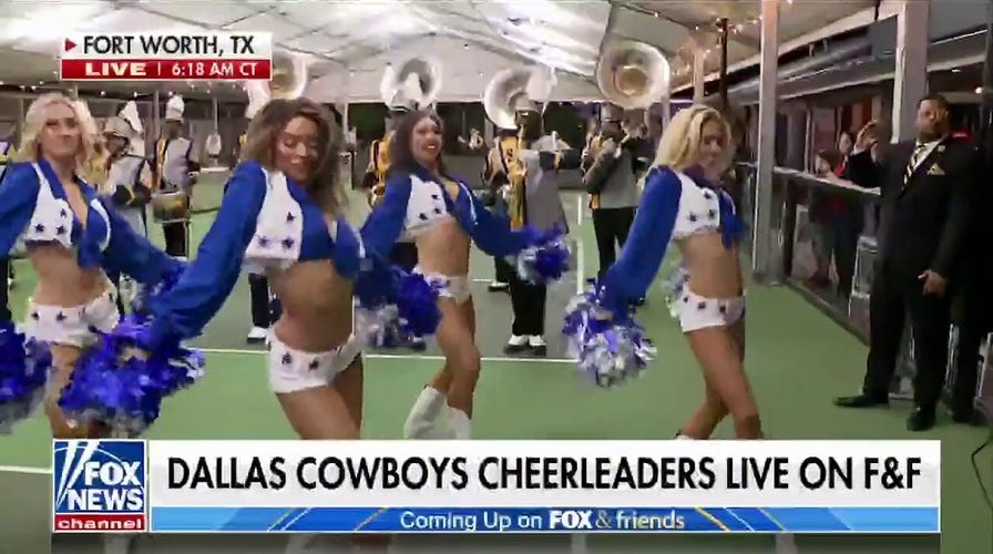 Dallas Cowboys Cheerleaders perform live on 'Fox & Friends'