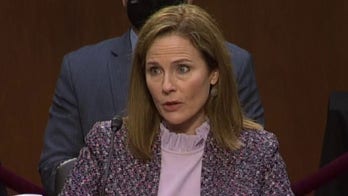 Barrett pushes back against Democrat's repeated insistence that she break promise over past rulings