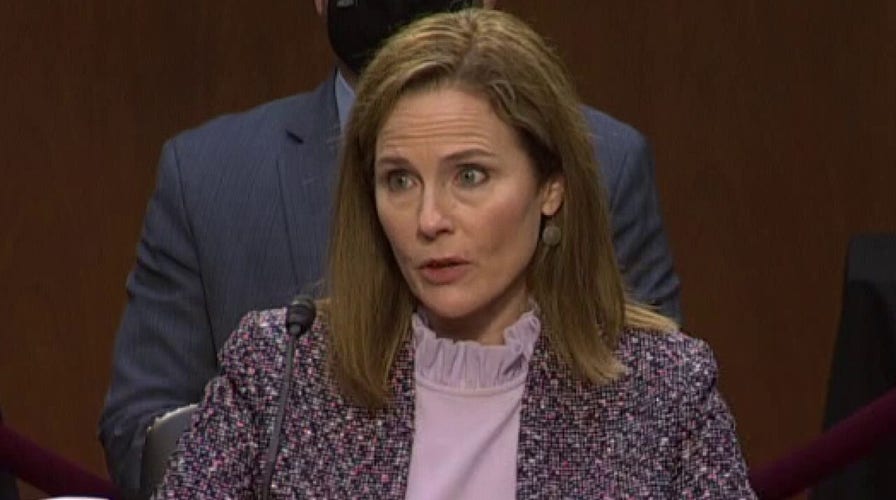 Barrett scolds Democrat for questioning her on specific cases