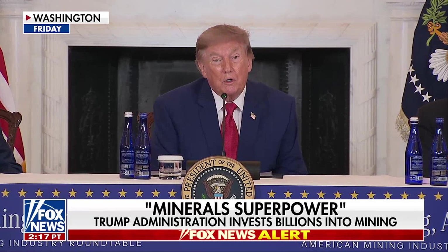President Trump vows to make the US a ‘minerals superpower’