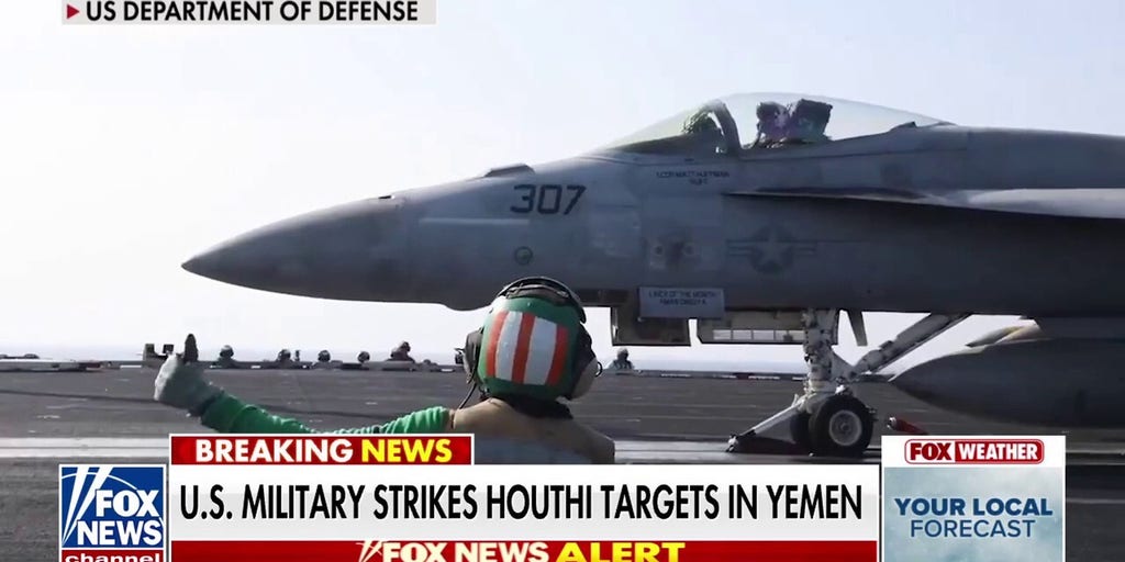 US military launches strikes against Houthi targets in Yemen