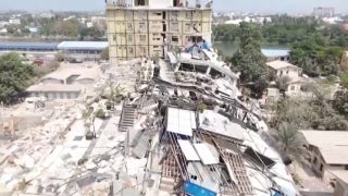 Drone video captures devastating Burma earthquake aftermath - Fox News