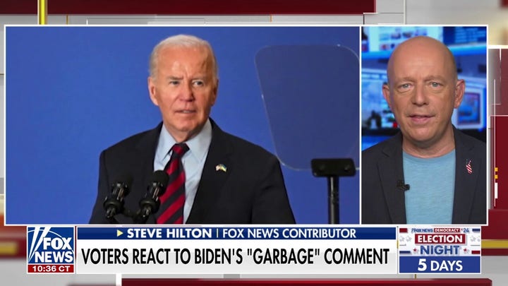 Los medios de comunicación liberales se apresuran a restar importancia al comentario "basura" de Biden 