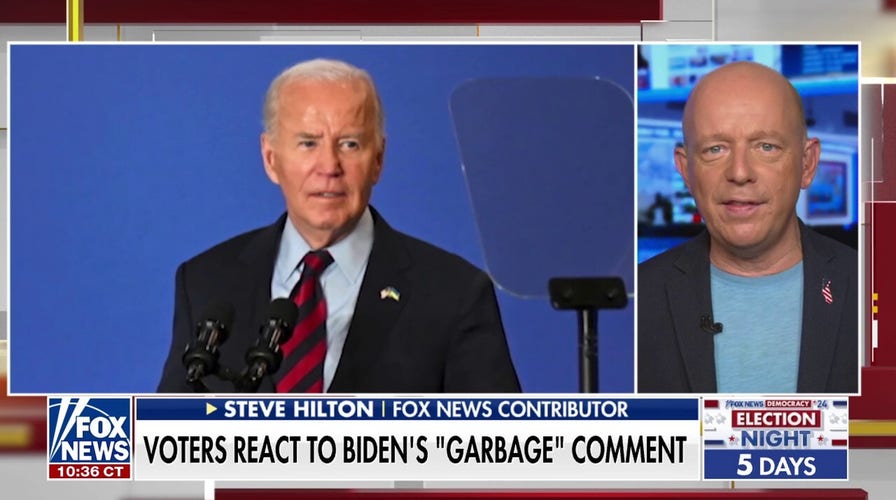 Liberal media scrambles to downplay Biden's 'garbage' comment 