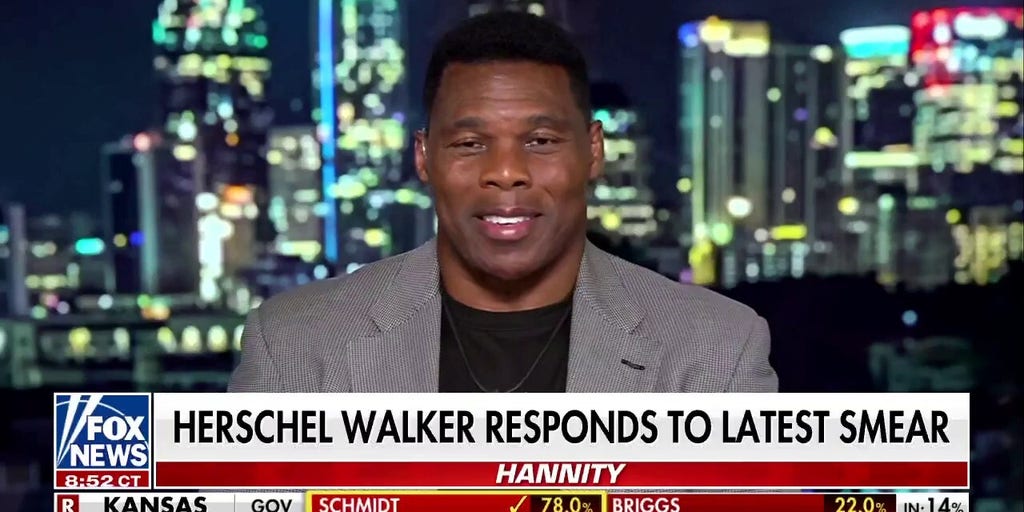 Herschel Walker calling for a debate with Senator Warnock Fox News Video