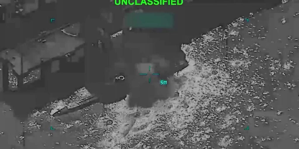 CENTCOM video shows US striking Iranian naval ships