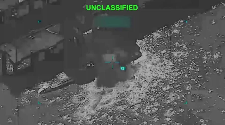 CENTCOM video shows US striking Iranian naval ships