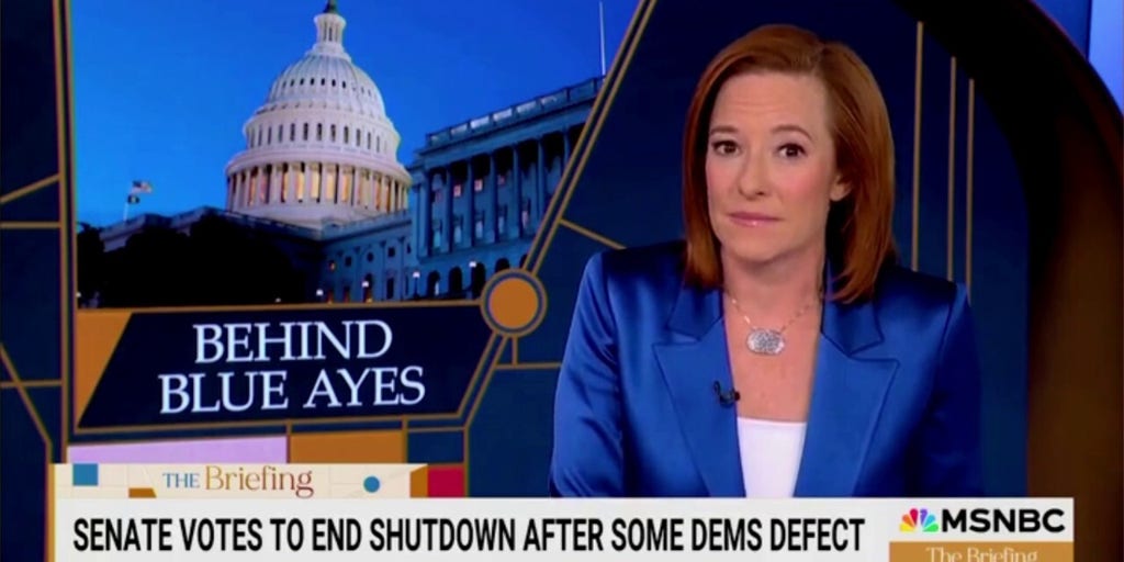 Jen Psaki questions 'what happened' to Chuck Schumer after Democrats caved on shutdown