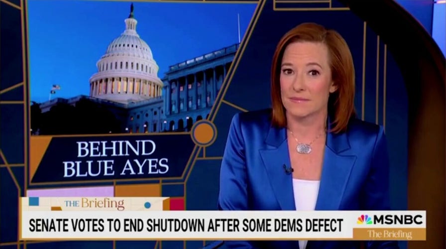 Jen Psaki questions 'what happened' to Chuck Schumer aft Democrats caved connected shutdown