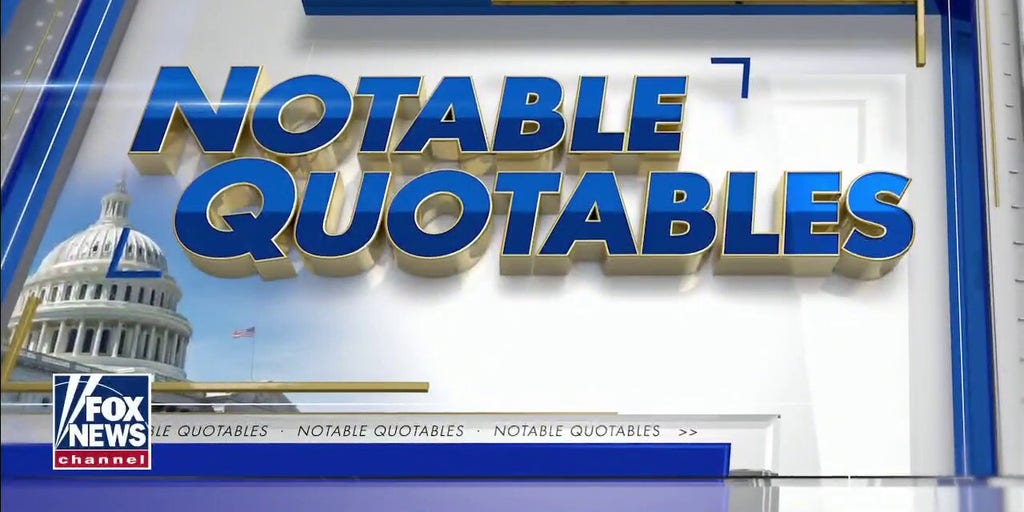 Notable Quotables For Friday Jan 1 2021 Fox News Video 