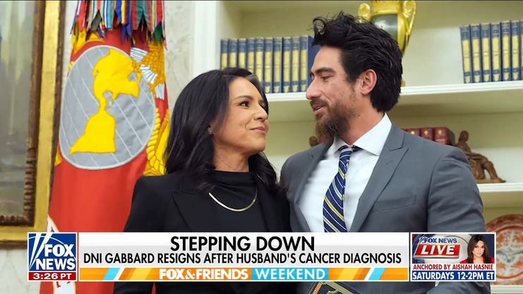 Media, Democrats suggest politics behind Tulsi Gabbard's exit amid husband's cancer battle