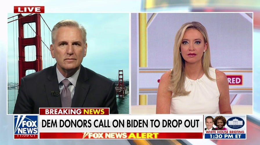 McCarthy says Jill Biden present at ‘many’ Oval Office meetings