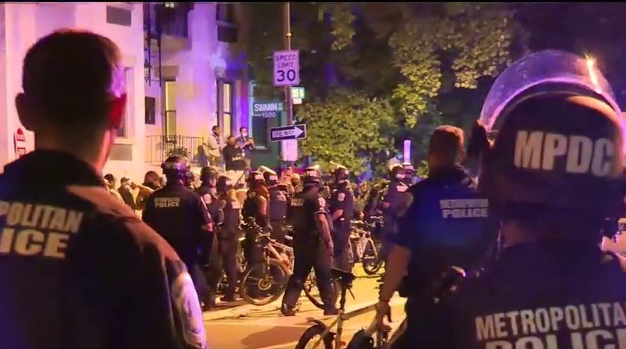Massive law enforcement show of force in Washington, DC