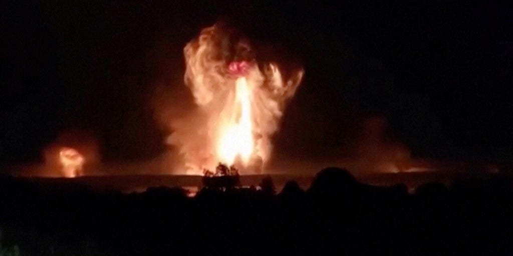Ukrainian Drone Strike Causes Earthquake-Size Explosion in Russia | Fox News Video