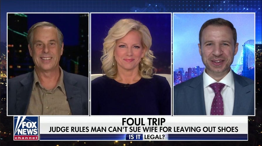 Ohio man takes wife to court after tripping over her shoes