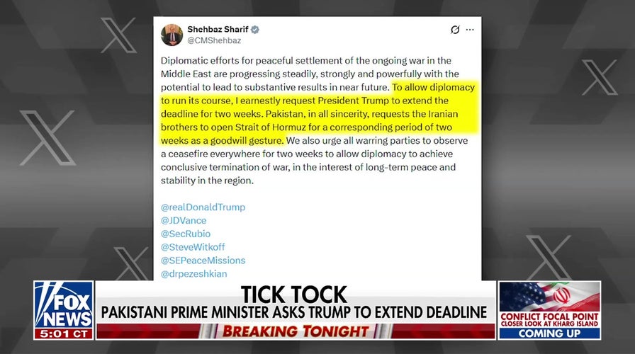 Pakistani PM asks Trump to widen  deadline, Iran to unfastened  Strait of Hormuz