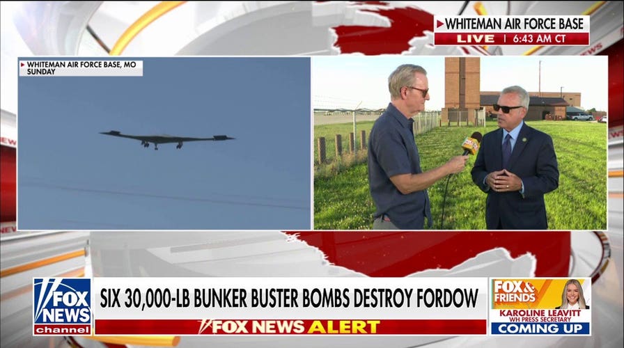 Inside the Missouri home of B-2 stealth bomber fleet that struck