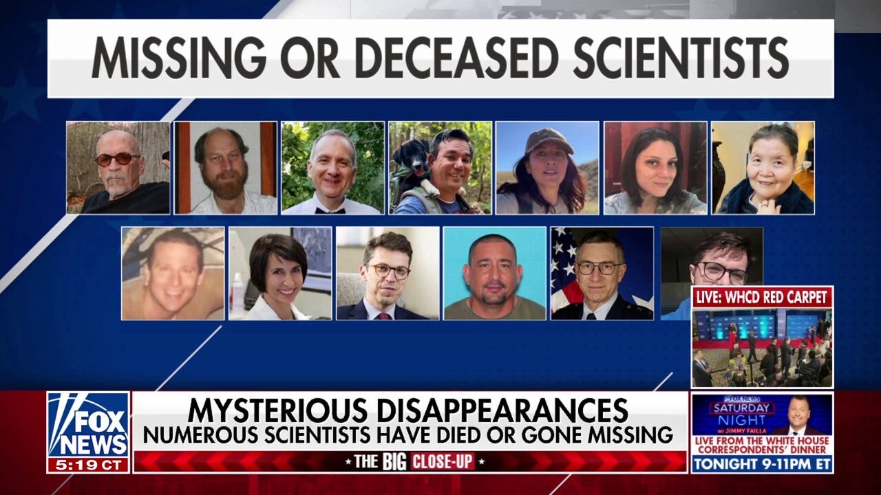 Mysterious disappearances, deaths of 13 scientists raise alarms in DC