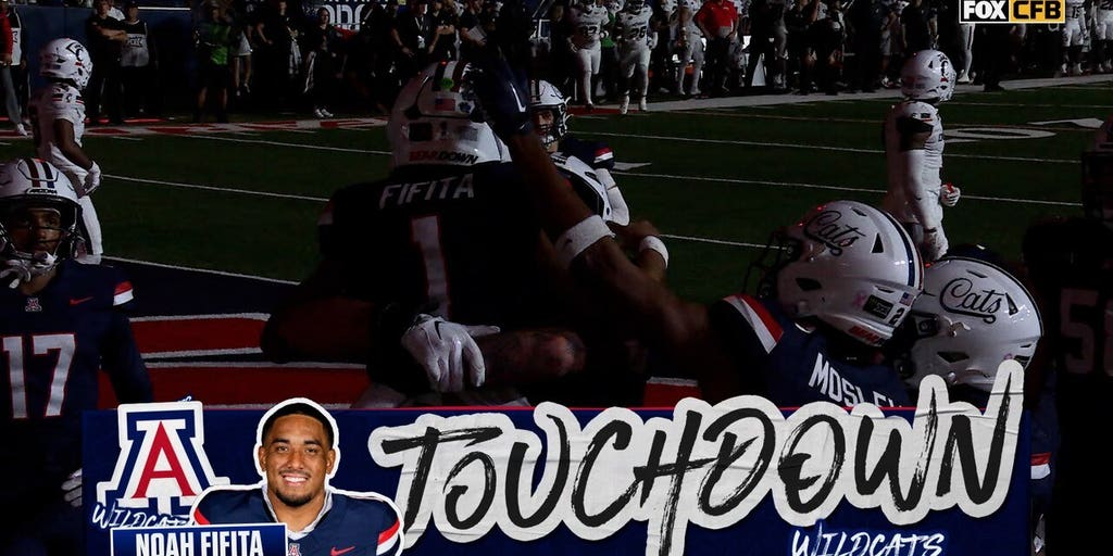 Noah Fifita runs for eight-yard TD, extending Arizona's lead over Cincinnati